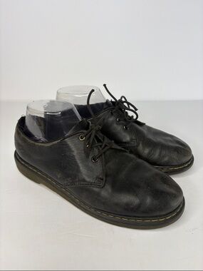 Dr. Martens Black Leather 3-Eye 1461 Derby Shoes